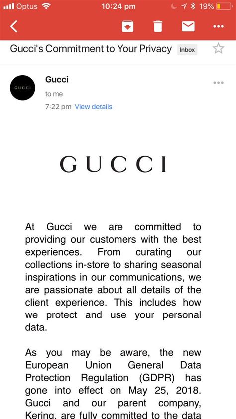 gucci complaints